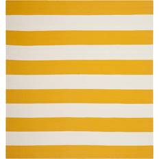 Safavieh Montauk Collection White, Yellow 121.92x121.92cm