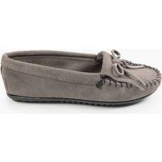 Slip-On Moccasins Minnetonka Kilty Hardsole - Grey