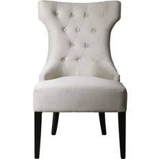 Black - White Armchairs Uttermost Arlette Armchair 40"