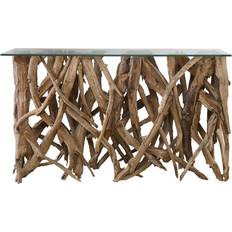 Teak Console Tables Uttermost Teak Wood Console Table 18x59"