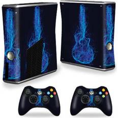 Xbox Series S Protection & Storage MightySkins Xbox One S/Xbox 360 S Console Decal Skin - Electric Guitar