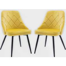 Black - Gold Kitchen Chairs Techni Mobili Contemporary Kitchen Chair 33" 2