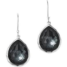 Ippolita Rock Candy Teardrop Earrings - Silver/Black