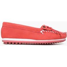 Rojo Mocasines Minnetonka Kilty Plus - Raspberry