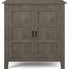 Gray Storage Cabinets Simpli Home Burlington Storage Cabinet 30x31"