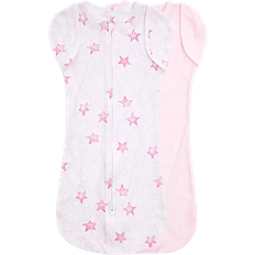 Sleeping Bags on sale Aden + Anais Essentials Newborn Easy Swaddle Snug 2-pack Twinkling Stars Pink