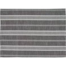 Saro Lifestyle Striped Place Mat Gray (50.8x35.56cm)