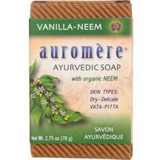 Vanilla Bar Soaps Auromere Vanilla-Neem Ayurvedic Soap with Organic Neem 2.8oz