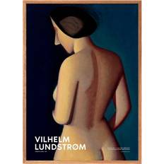 40.0 cm Plakater Vilhelm Hammershoi Steende model Plakat 40x40cm