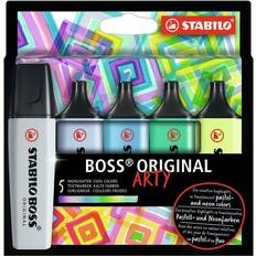 Stabilo Boss Arty Kolde farver 5-pak