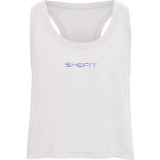 White crop tank Shefit Crop Tank - White Lavender