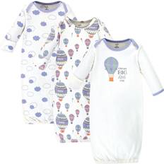 Organic Cotton Nightgowns Children's Clothing Touched By Nature Organic Cotton Sleep Gown 3-pack - Hot Air Balloon (10167935)