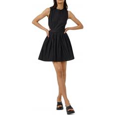 French Connection Adelade Organic Poplin Mini Dress - Black