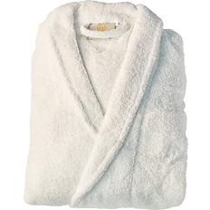 Cotton Terry Adult Unisex Bathrobe - White