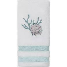 Avanti Coastal Terrazzo Guest Towel White (45.72x27.94)