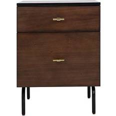 Metal Bedside Tables Safavieh Genevieve Bedside Table 15.8x18"