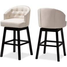 Baxton Studio Theron Bar Stool 106.4cm 2pcs