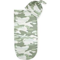 Itzy Ritzy Cutie Cocoon & Hat Set Green Camo