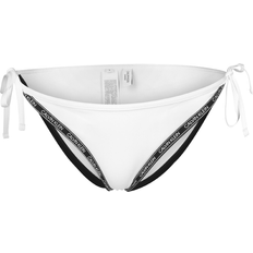 Calvin Klein String Side Tie Bikini Bottom - White