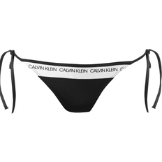 Svarte Bikinier Calvin Klein Logo String Bikini Briefs - PVH Black