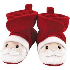 Fleece Indoor Shoes Hudson Baby Holiday Fleece Booties - Santa