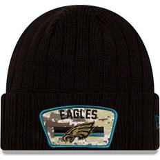 Beanies New Era Philadelphia Eagles 2021 Salute To Service Cuffed Knit Beanie - Black