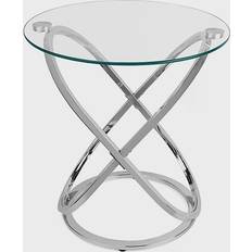 Glass - Silver Small Tables Danya B Galaxy Small Table 20.4"