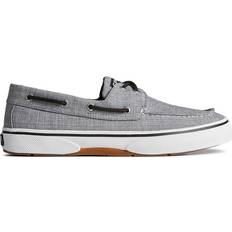 Men - Textile Boat Shoes Sperry Halyard 2-Eye - Black