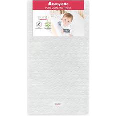 Gray Bed Accessories Babyletto Pure Core Mini Crib Mattress Hybrid Quilted Waterproof Cover 23.5x37.5"