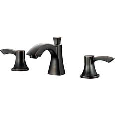 Double Handles Basin Faucets Anzzi Sonata (L-AZ015ORB) Oil Rubbed Bronze