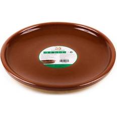 Naranja Platos de Cena Raimundo "Lapostányér Keramik Brun Terrakotta (28 cm) Plato de Cena