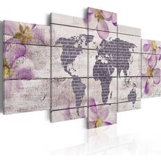 Lilla Billeder Arkiio Romantic World Map 100x50 Artgeist sp. z o. o Billede