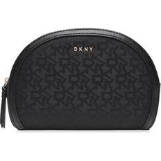 DKNY Toiletry Bags DKNY Jacquard Logo Wash Bag Black