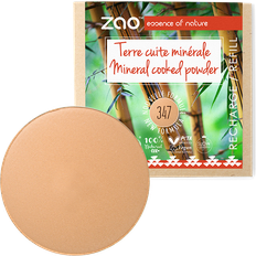 ZAO Økologisk Mineral Cooked Powder, 347 Apricot Beige, Refill, 15 g