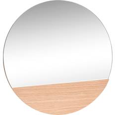 Hübsch Crescent Oak Vægspejl 50cm