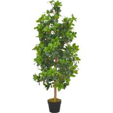 Brown Artificial Plants vidaXL Laurel Tree with Pot Artificial Plant