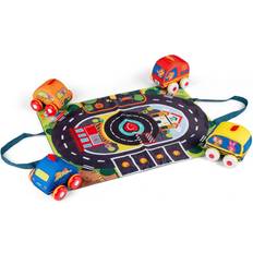 Fisher-Price Legemåtter Fisher-Price B-Beez, 4 stofbiler i taske