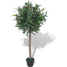 vidaXL Artificial Bay Tree Plant with Pot 120 cm Green Kunstig plante