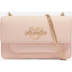 Love Moschino Women's Heart Logo Flap Cross Body Bag