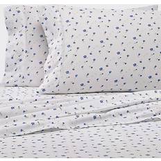 Rectangle Bed Sheets Home Collection Floral 4-pack Bed Sheet Blue (259.08x228.6)