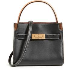 Tory burch radziwill Tory Burch Petite Lee Radziwill Double Bag - Black