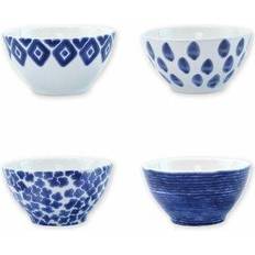 Vietri Santorini Assorted Cereal Bowls, Set of 4 BLUE/WHITE Soup Bowl