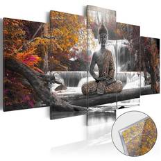 Glas - Multifarvet Billeder Arkiio I Akryl Autumnal Buddha 100x50 Artgeist sp. z o. o Billede