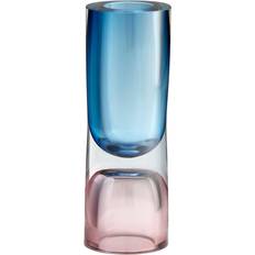 Pink Vases Majeure Glass Large BLUE/PINK