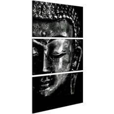 Svarta Tavlor Arkiio Grey Buddha 30x60 Tavla