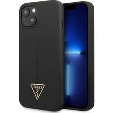 13 mini silicone case Guess iPhone 13 mini Skal Silicone Triangle Svart