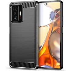 Skal xiaomi 11t pro Tech-Protect TPU Carbon Skal Xiaomi 11t/11t Pro Svart