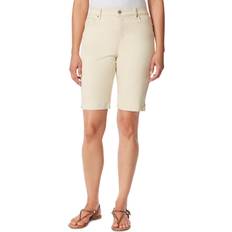 Gloria Vanderbilt Womens Misy Bermuda Shorts - Beige