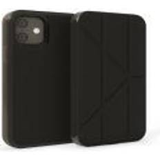 Origami iPhone 12/12 Pro Foldbart TPU Cover, Sort