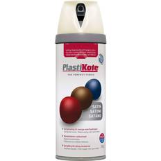 Plasti-Kote Twist spray satin modehvid 400ml